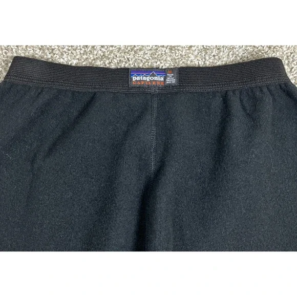 Patagonia Capilene Black Fleece Pants Women's Medium Vintage Made in USA - Picture 7 of 11